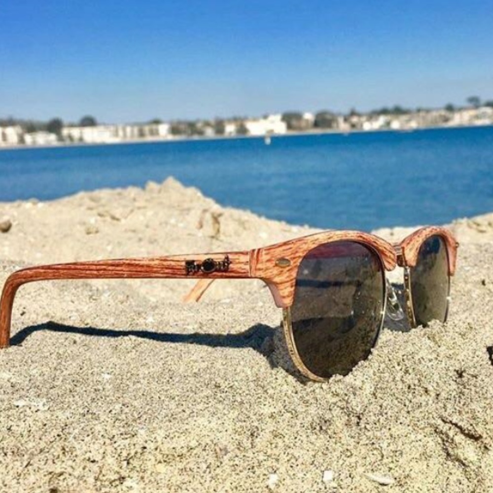 Wood Grain Sunglasses